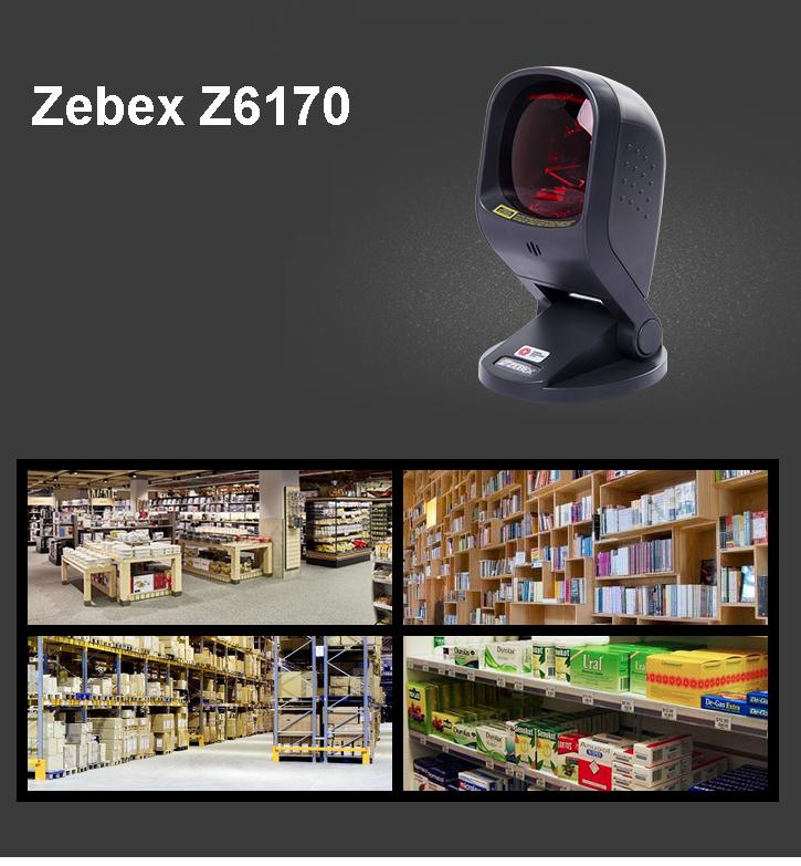 Đầu đọc mã vạch đa tia Zebex Z6170 (đã qua sử dụng, mới 80%)