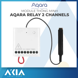 Module Relay thông minh 2 Kênh Aqara Wireless Relay Controller 2 Channels - Biến thiết bị thường trở thành thông minh bật tắt thông qua App hẹn giờ tắt mở thumbnail