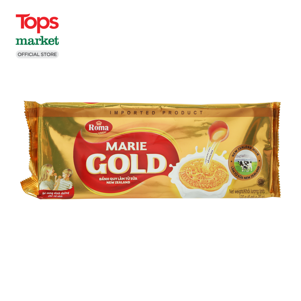 Bánh Quy Sữa Roma Marie Gold 120G - Siêu Thị Tops Market