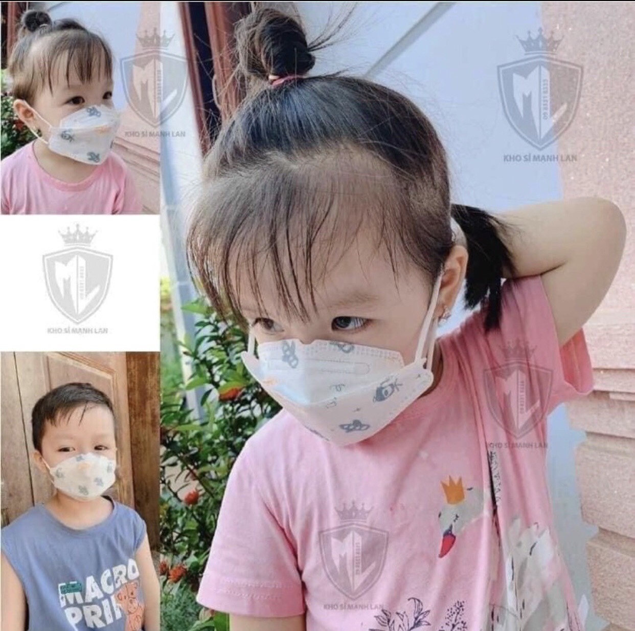 (túi 10) Khẩu trang KF94 trẻ em