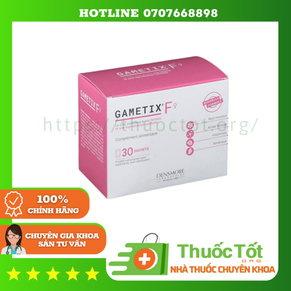 [Chính hãng] Gametix F [MẪU MỚI] - Thực phẩm chức năng hỗ trợ sinh sản cho nữ giới