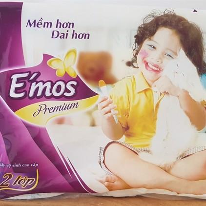 COMBO 5 GÓI - KHĂN GIẤY VUÔNG E'MOS 100 TỜ