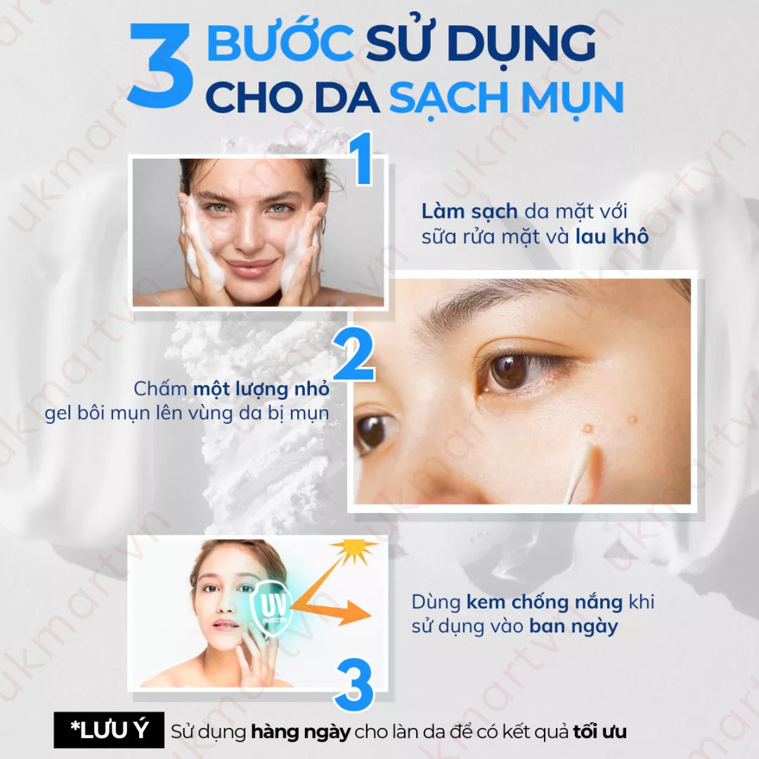 Gel bôi mụn cấp tốc Compliment No Problem 25ml SOS, AHA-BHA-PHA Tea Tree