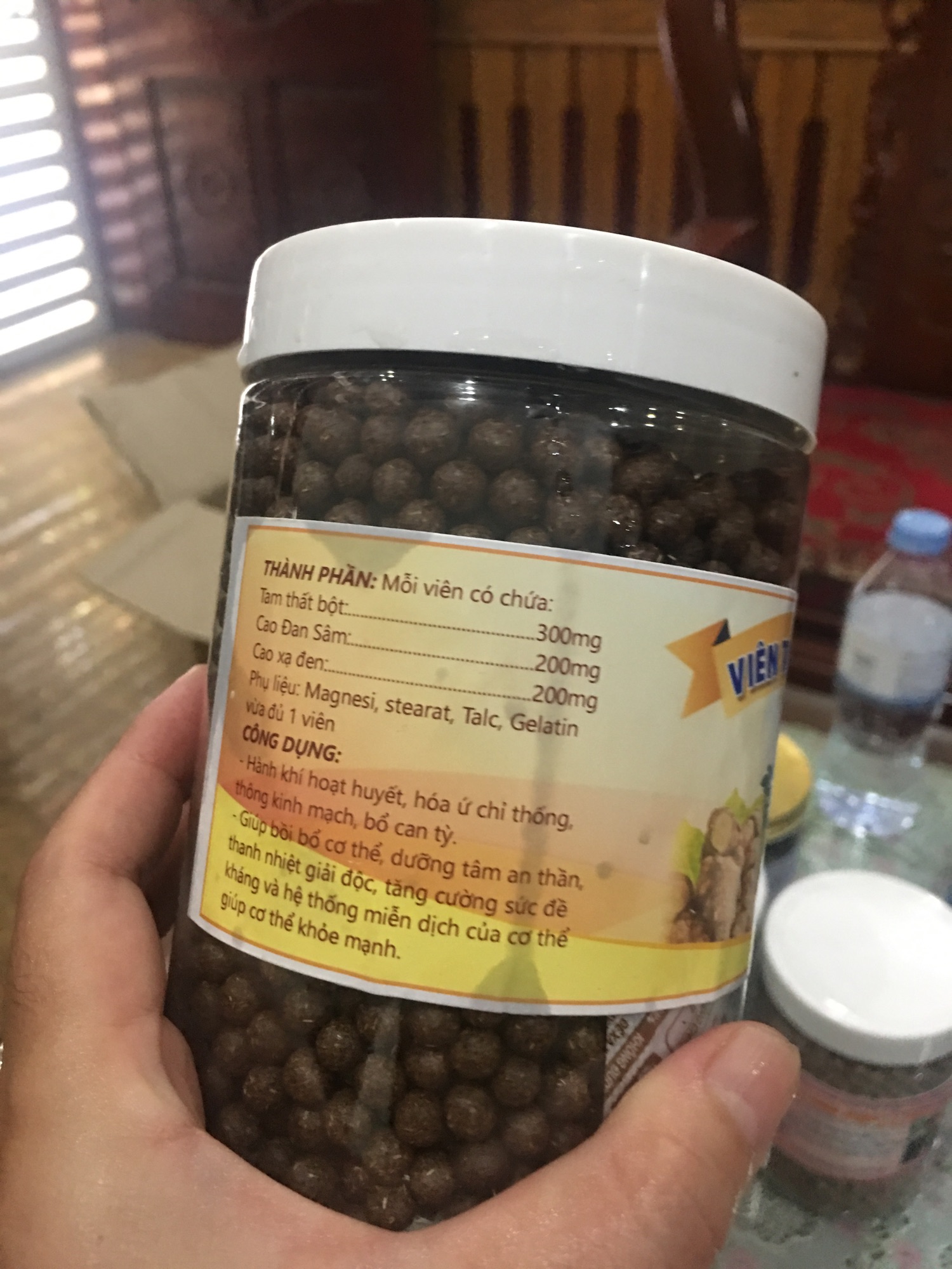 VIÊN TAM THẤT MẬT ONG (350k/2 họp 1kg)
