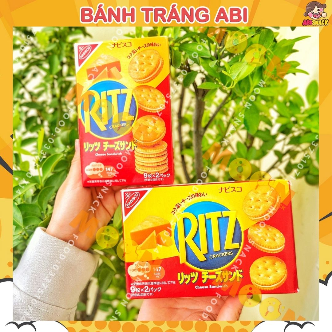 Bánh Ritz Nhật kẹp phô mai bơ mặn 160g