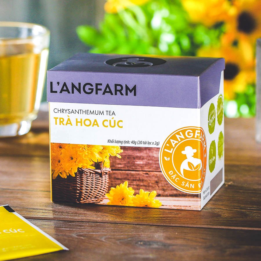 L'angfarm - Trà hoa cúc túi lọc - Đặc Sản Đà Lạt
