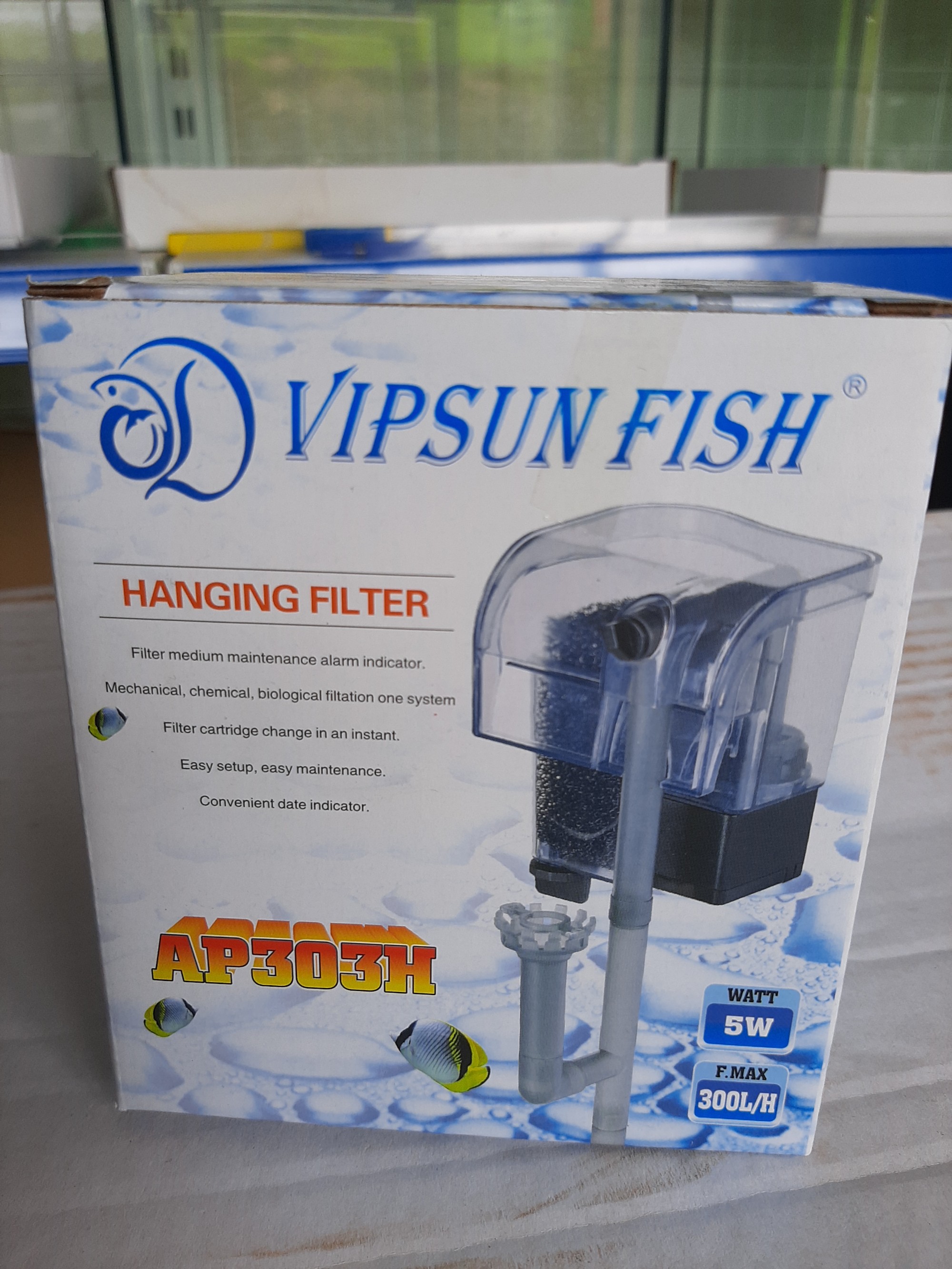 Lọc thác Vipsun AP303H cho bể dài từ 30-35cm