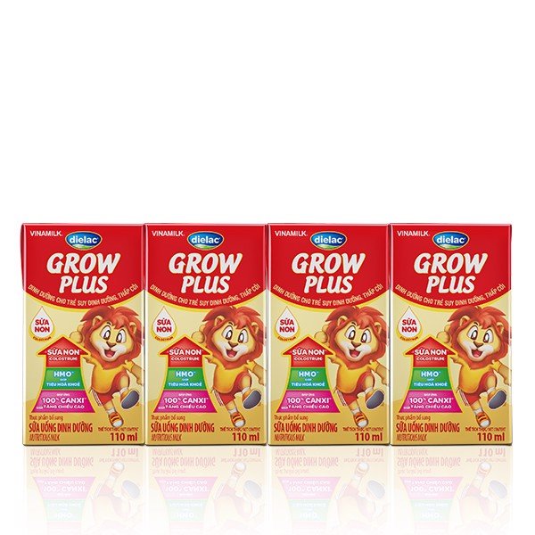 Sữa Bột pha sẵn Dielac Growplus đỏ 110ml sữa non
