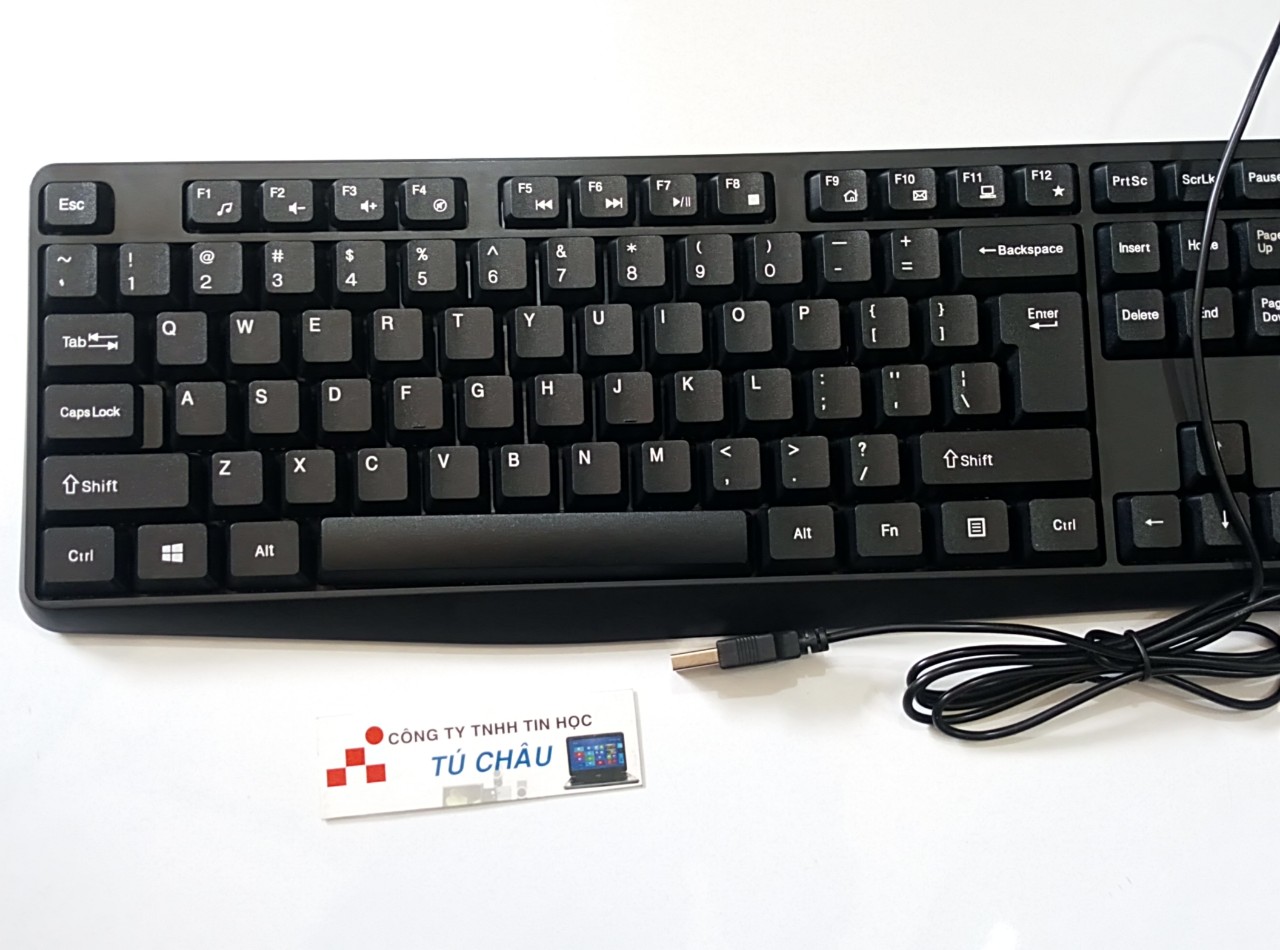 Bàn phím Genius KB 117 ; KB 110 (Chuẩn cắm USB, Cáp dài 1.5m) (Chính hãng)