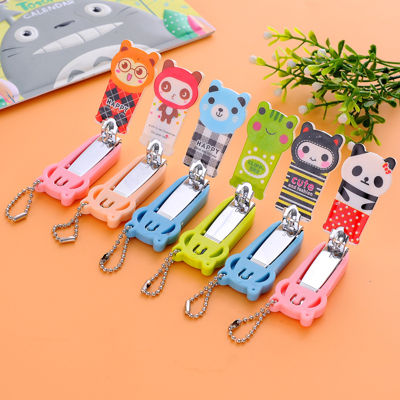 Cute Animal Nail Clippers With Key Hangers, For Kids And Adults