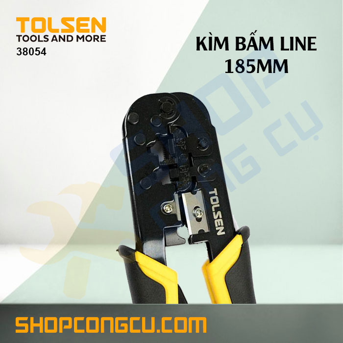 [HCM]Kìm bấm line 185mm Tolsen 38054