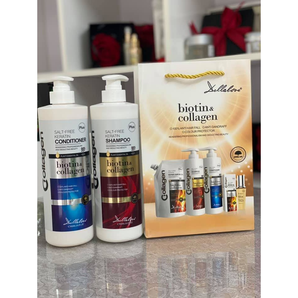 [Siêu Sale] [Chính hãng] BIOTIN DẦU GỘI XẢ DELLALOVE