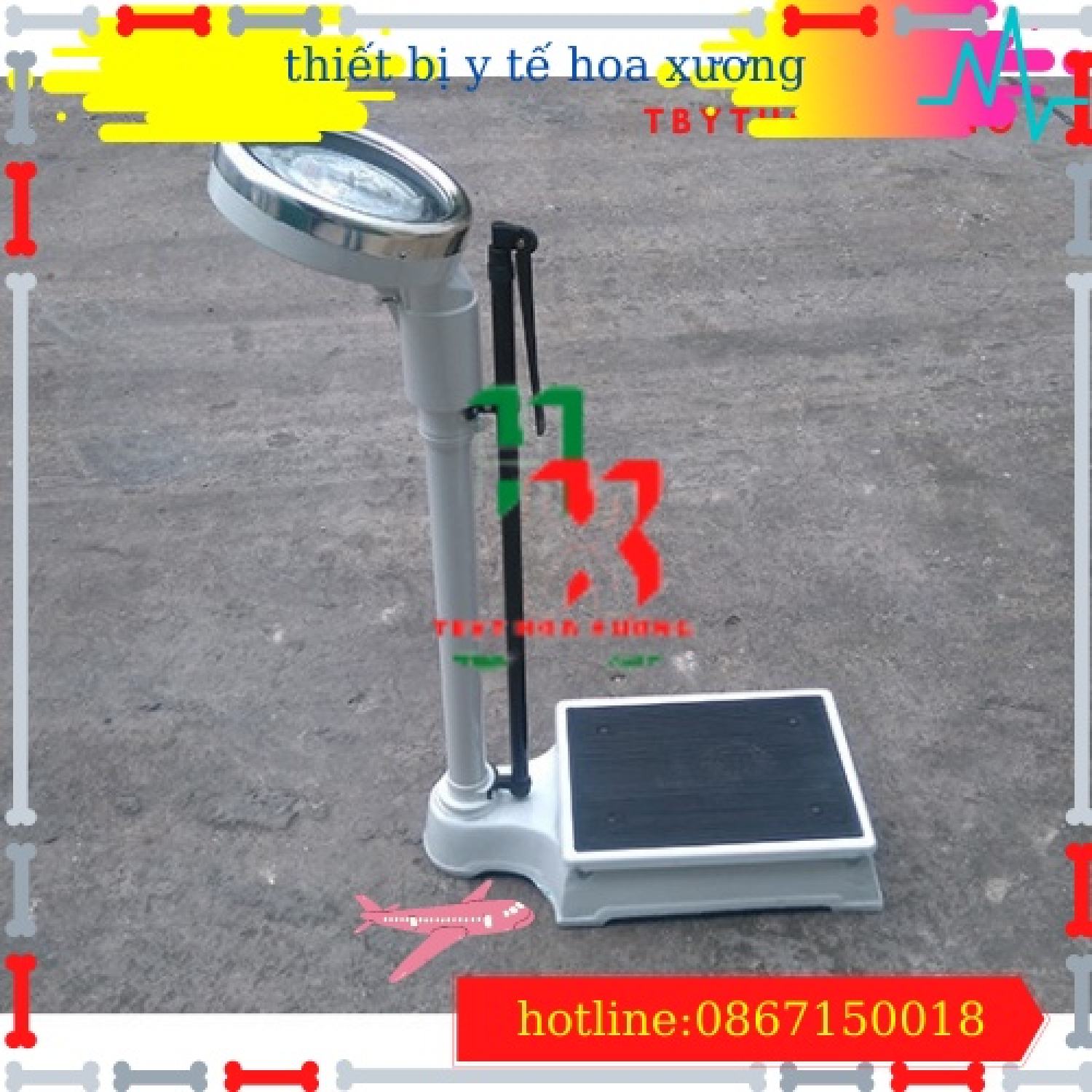 Cân Sức Khỏe Có Thước Đo Chiều Cao TZ-120 AKIKO