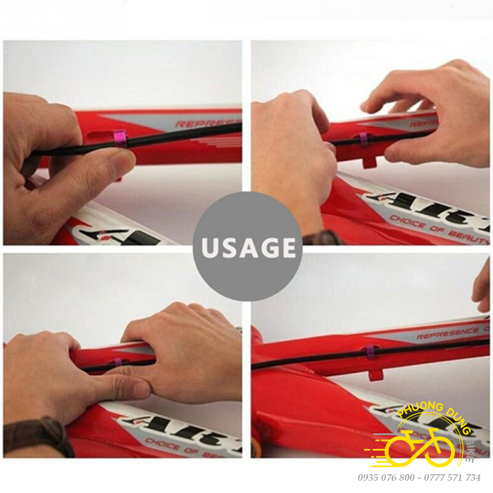 Kẹp chữ C dây phanh xe đạp - 10 Cái
