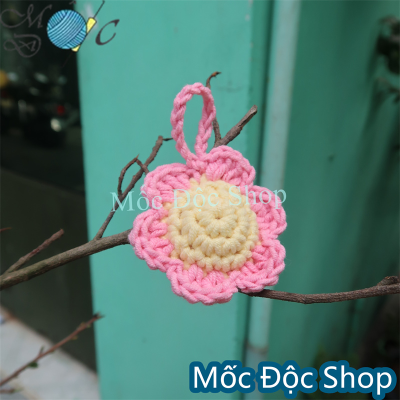 Sunflower Crochet Keychain, Amigurumi Sunflower Key Accessories, Handmade Knitted Key Chain, Sunflower Accessories, Sunflower Bag Charms