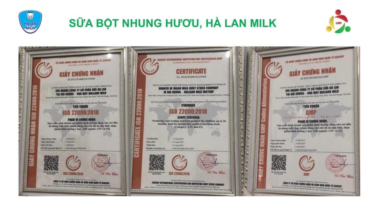 Sữa Halanmilk nhung hươu 400g