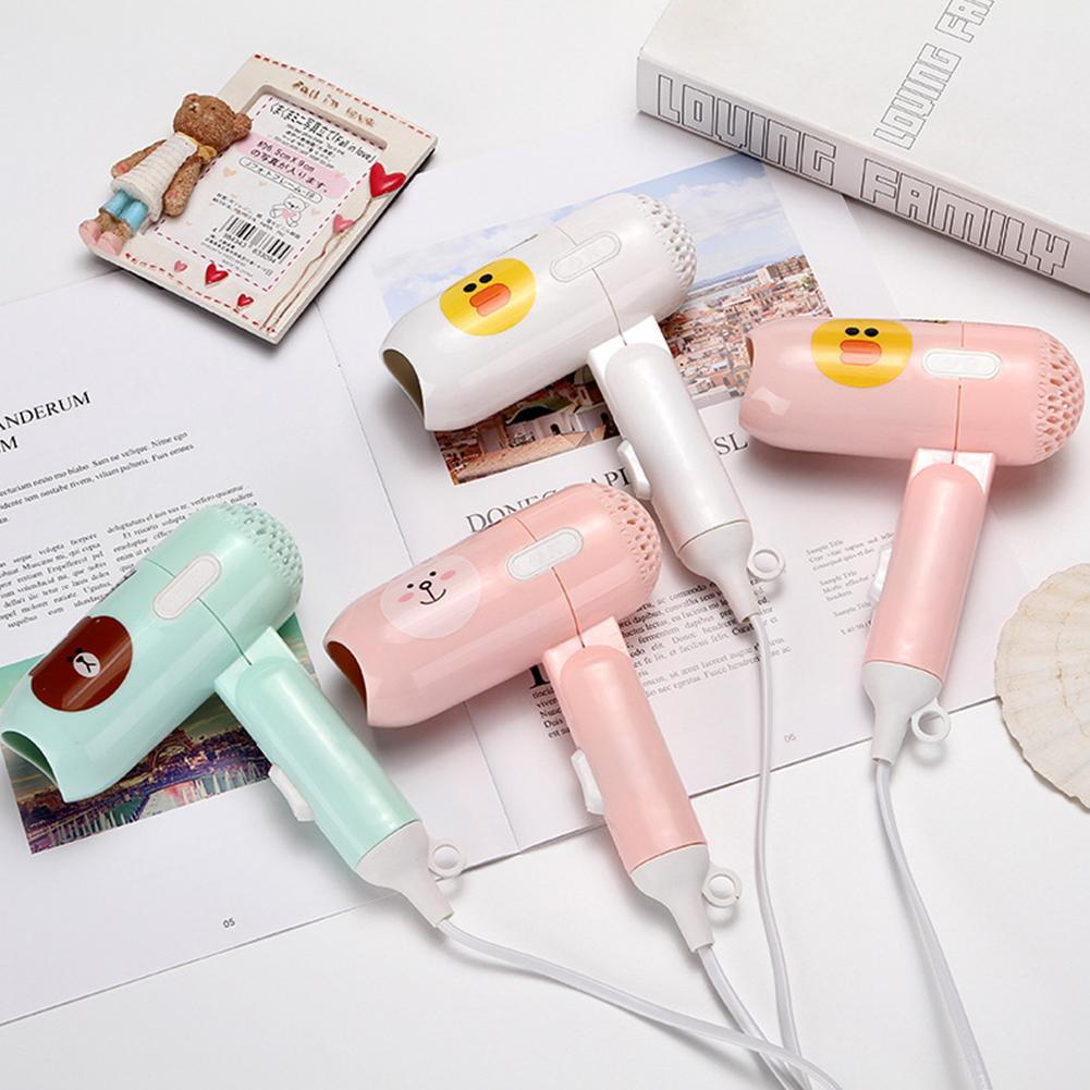Máy Sấy Tóc Mini Hình Thú Gấp Gọn Dễ Thương