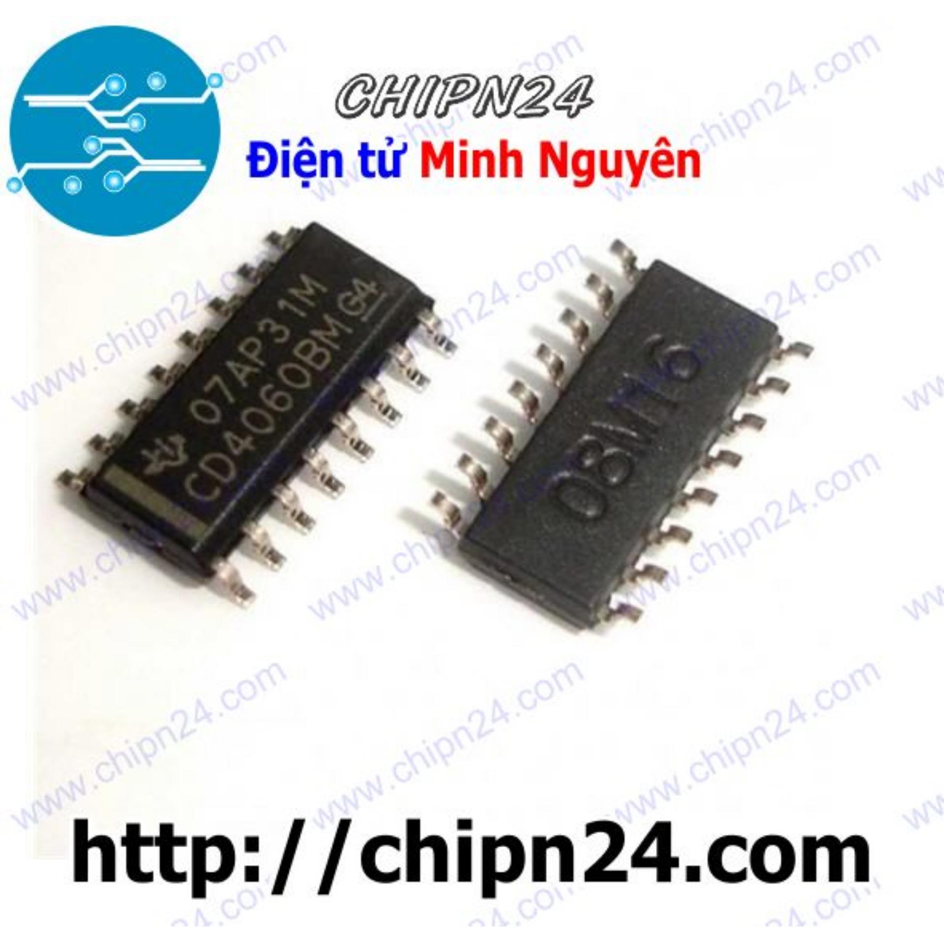 [3 con] (SOP) IC Dán CD4060 SOP-16 (SMD) (CD4060BM 4060)