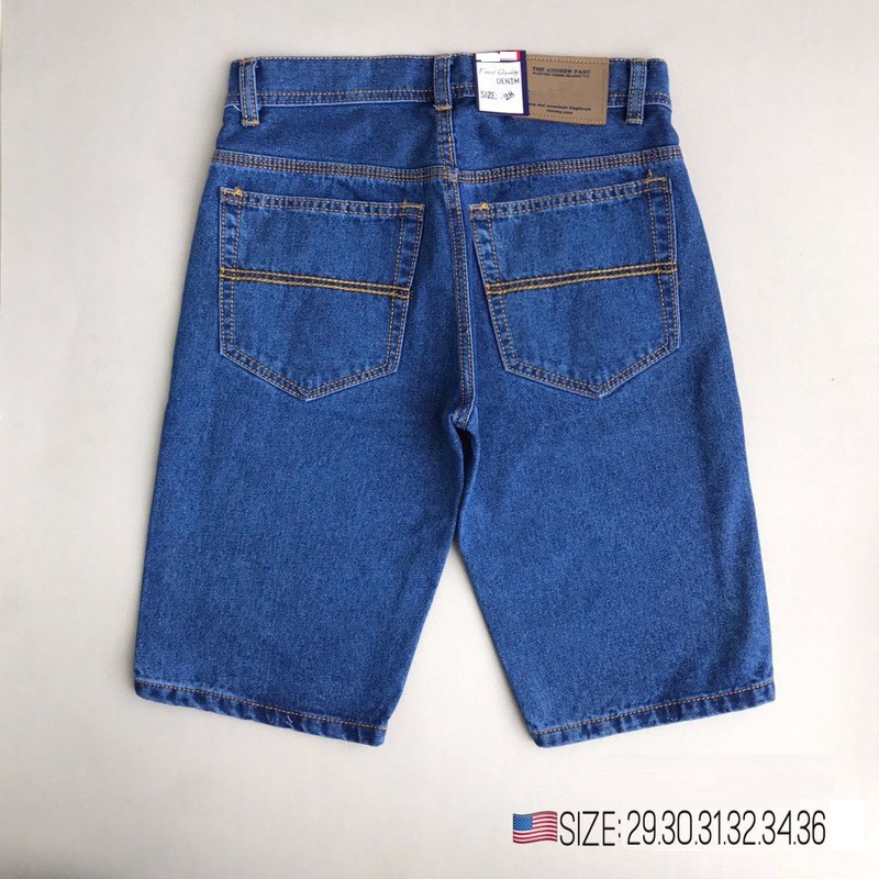 Quần SHORT JEAN Nam 03 màu cơ bản, vải jean cotton mềm mịn form chuẩn đẹp cực kỳ sang trọng Jean004