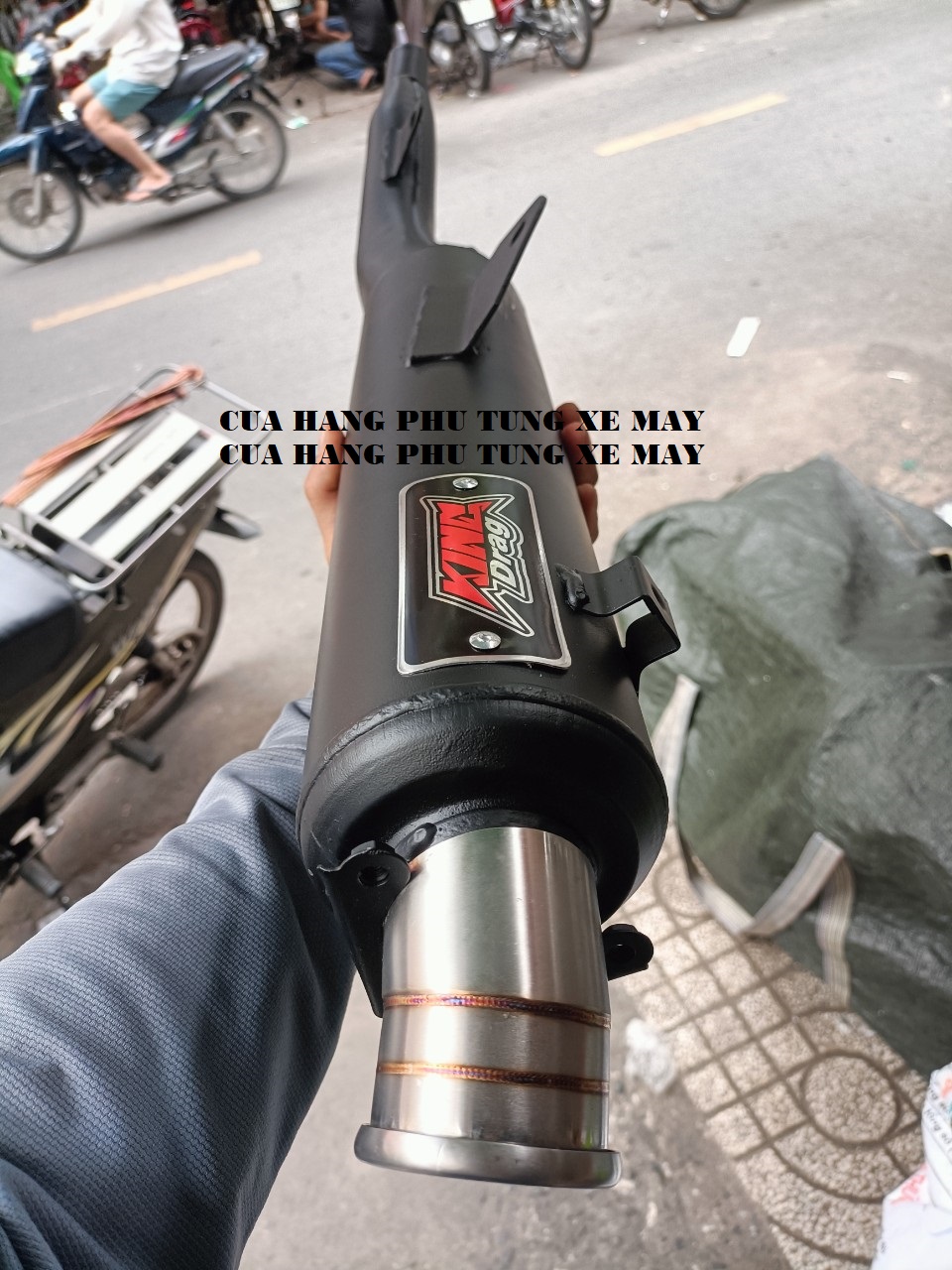 Pô gắn xe exciter 150, winner 150, winner x v2 v3 king drag
