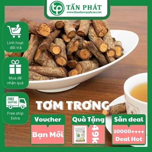 [Hàng mới về] Cây tơm trơng khô túi nhỏ loại 100g - Tấn Phát - Chuyên dùng để sắc nước dưỡng thận và giảm mỡ máu
