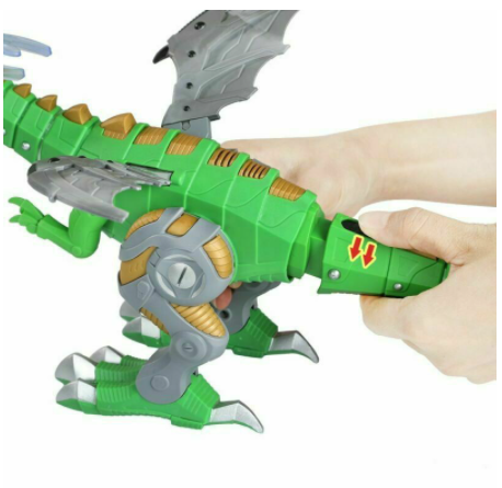Đồ chơi Khủng Long Robot Phun Nước Lửa Điện cho bé trai có Pin