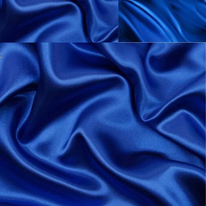 [HCM]( Lụa Loại 1) Bộ 4 Món Ga Gối Phi Lụa Lan Pham Bedding Hàng Loại 1 Mát Mịn - Xanh Biển