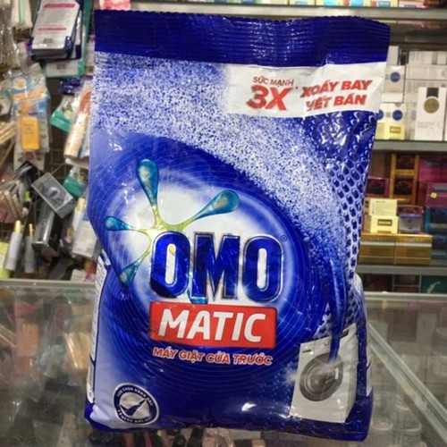 Bột giặt omo matic 3x xoáy bay vết bẩn 3kg