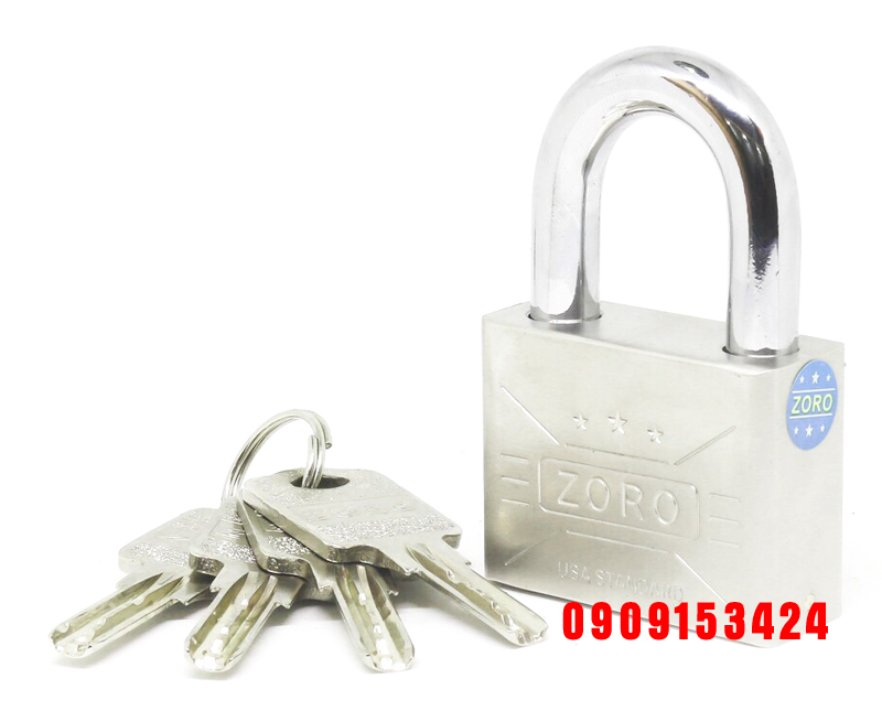 [HCM]Ổ KHÓA ZORO 6P-CHÌA MUỖNG