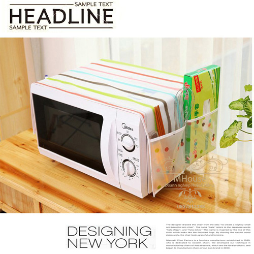 Microwave Oven Dust Cover,Refrigerator Cover,Plastic WaterProof OilProof Dustproof Storage Bags