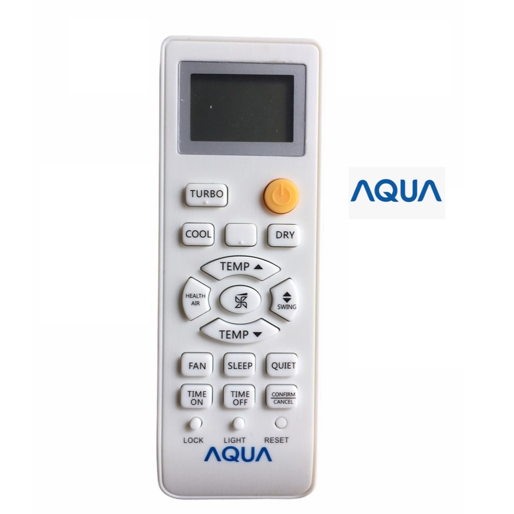 Điều khiển điều hòa aqua có nút turbo - tặng kèm pin - remote máy lạnh aqua có turbo