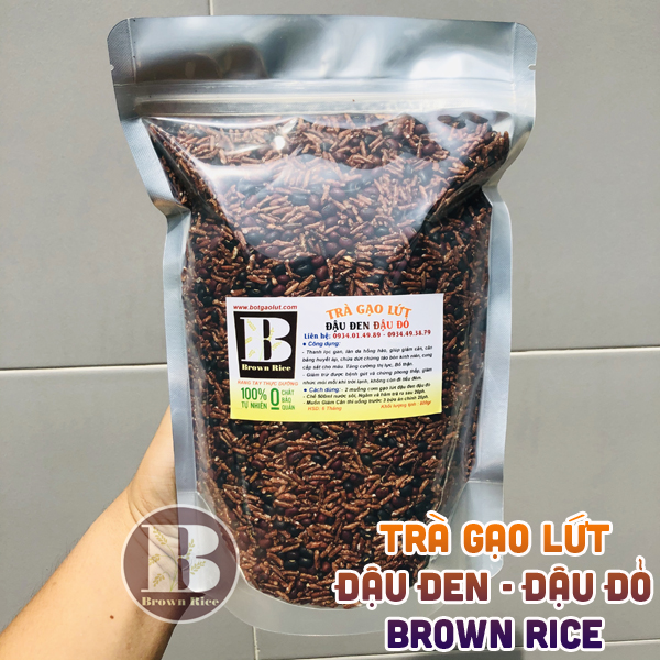 Trà gạo lứt đậu đỏ đậu đen 800gr Brown Rice