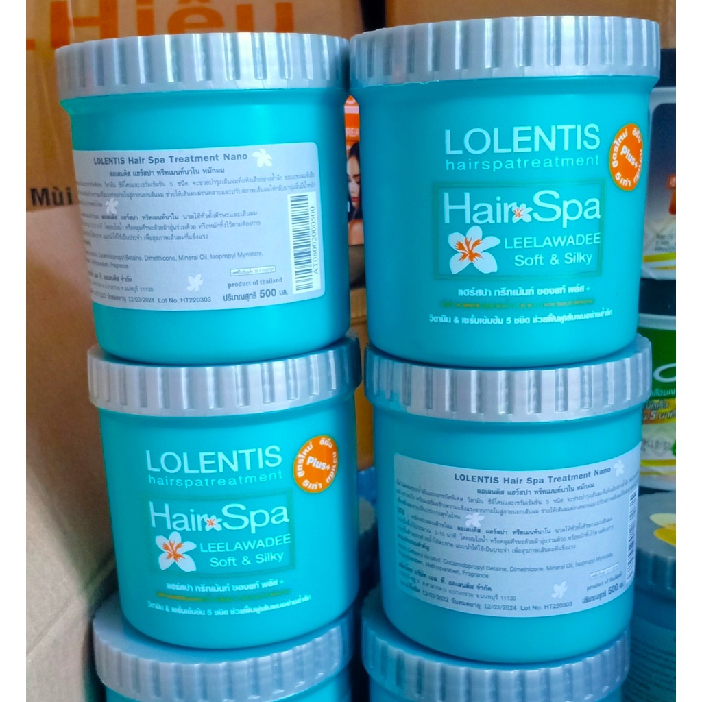 [CHÍNH HÃNG] Ủ Tóc Lolentis Hair SPA 500ml Thái Lan
