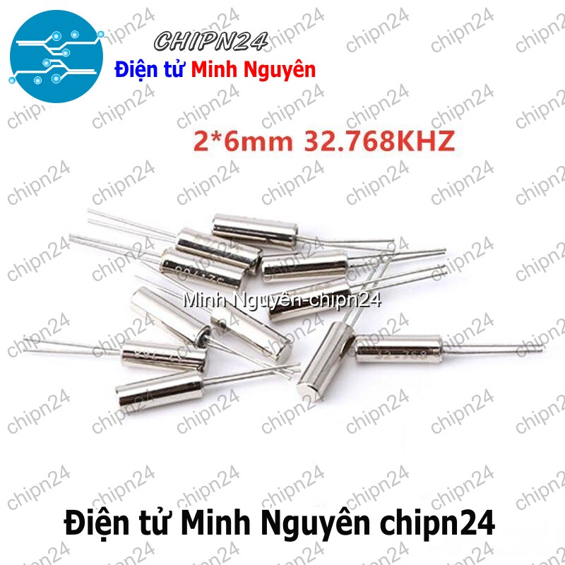 [3 con] (K341) Thạch anh 32.768K DIP 2x6mm (32.768KHz 32768KHz 32768 32.768) - HH000641