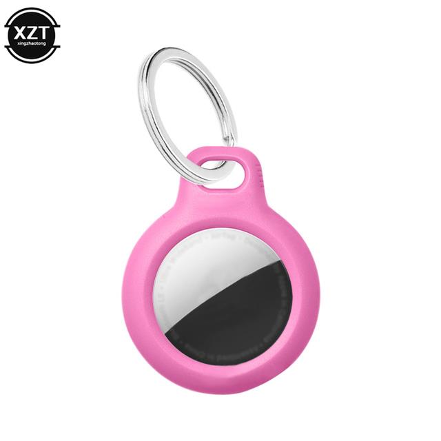 ♈❈▤ Secure Holder with Strap for Apple Airtag Case Protective Cover Bumper Tracker Accessories Anti-scratch Keychain Air tag case