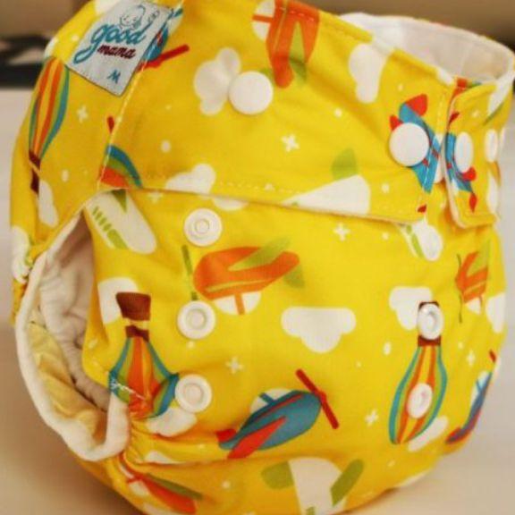 Bỉm vải Goodmama size M ban đêm cho bé 3-13kg