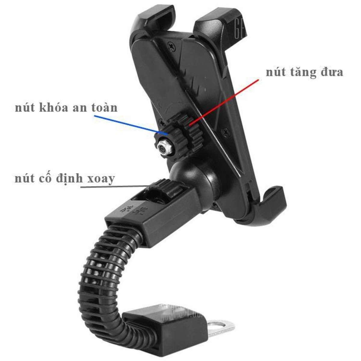 Giá đỡ điện thoại gắn xe máy
