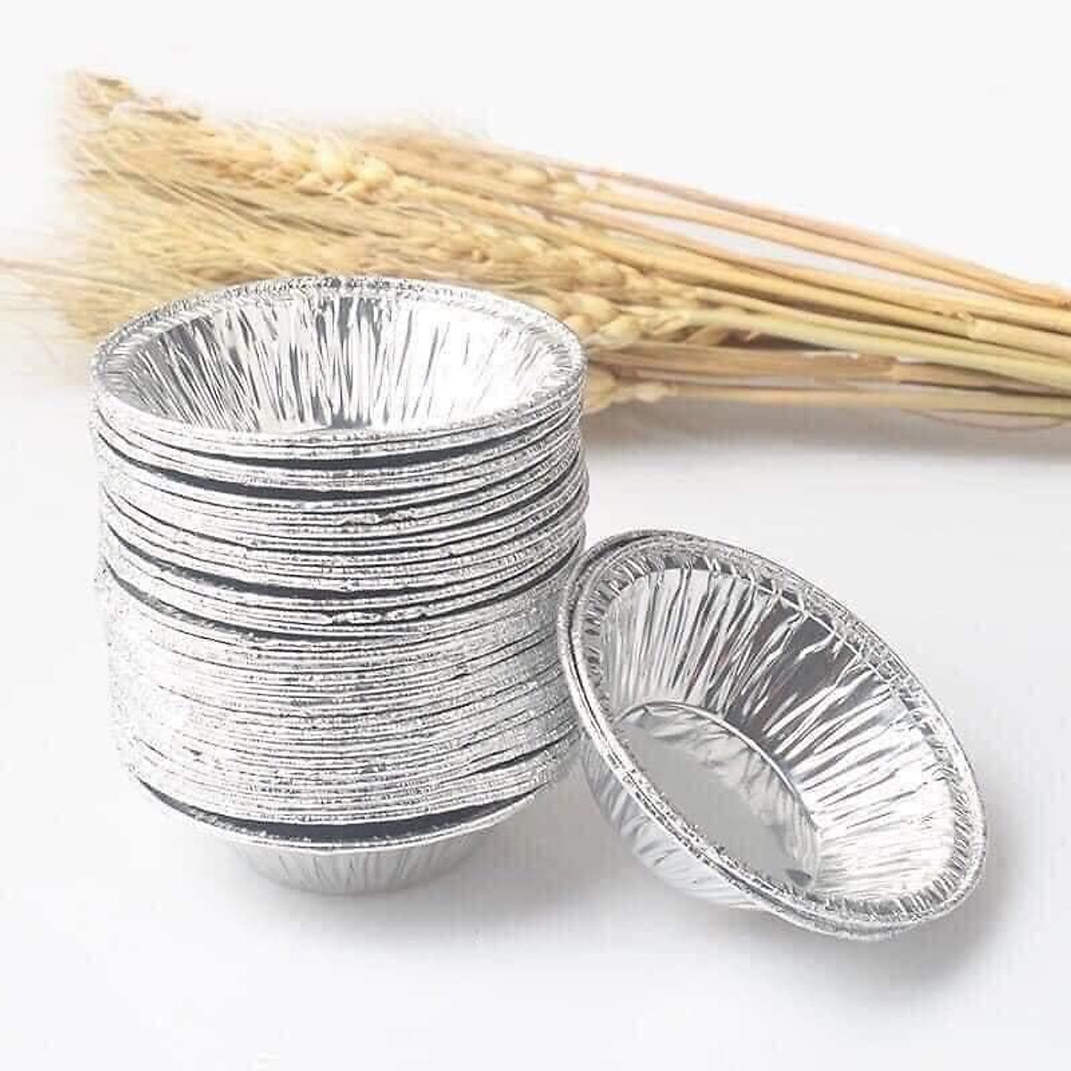 Set 50 chén bạc nướng bánh , nướng hào
