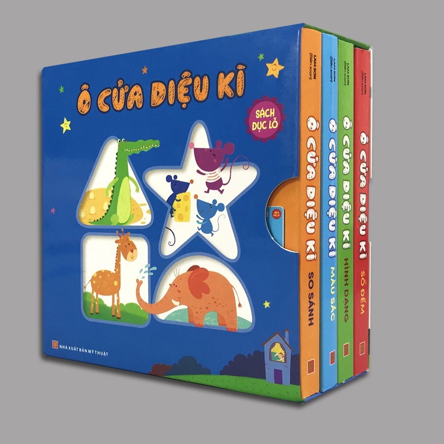 Sách Đục Lỗ: Ô Cửa Diệu Kì ( Hộp 4 Cuốn)