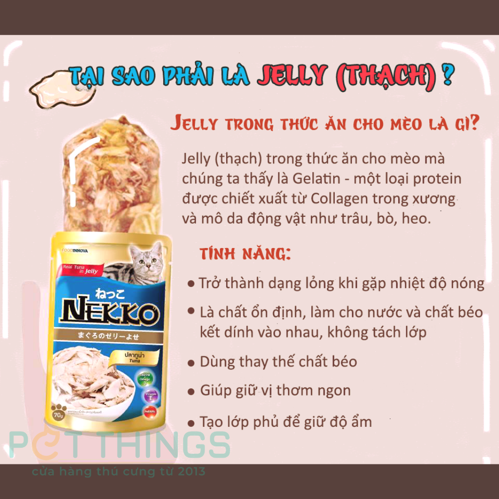 Pate Cho Mèo Nekko Thái Lan 70g