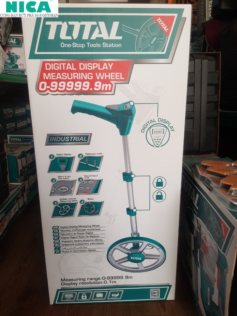 Bánh xe thước đo có kỹ thuật số TOTAL-TMT19923