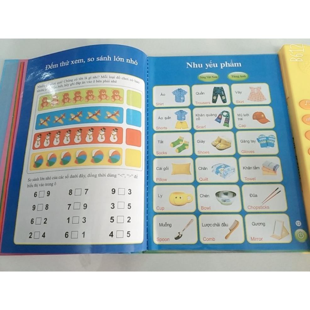 Sách điện tử thông minh cho bé, sách song ngữ ANH-VIỆT cho bé