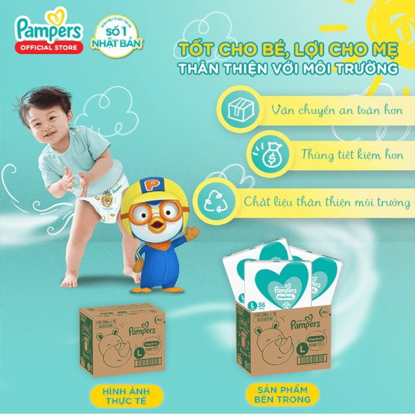 Tã/bỉm quần Pamper XXL56