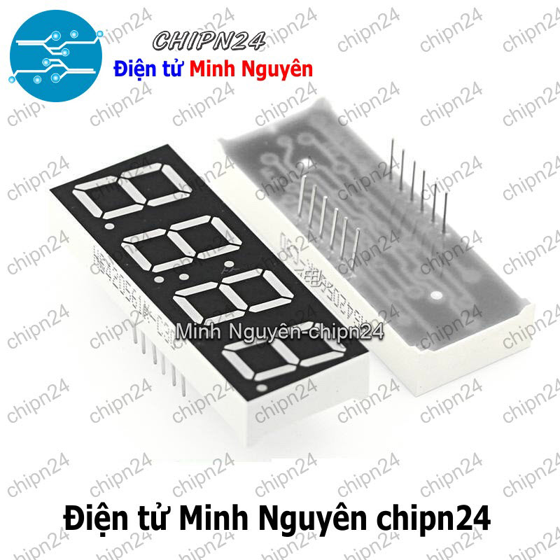 [1 con] (F23) Led 7 Đoạn Đồng Hồ 0.56 inch 24H Dương (Màu Đỏ)