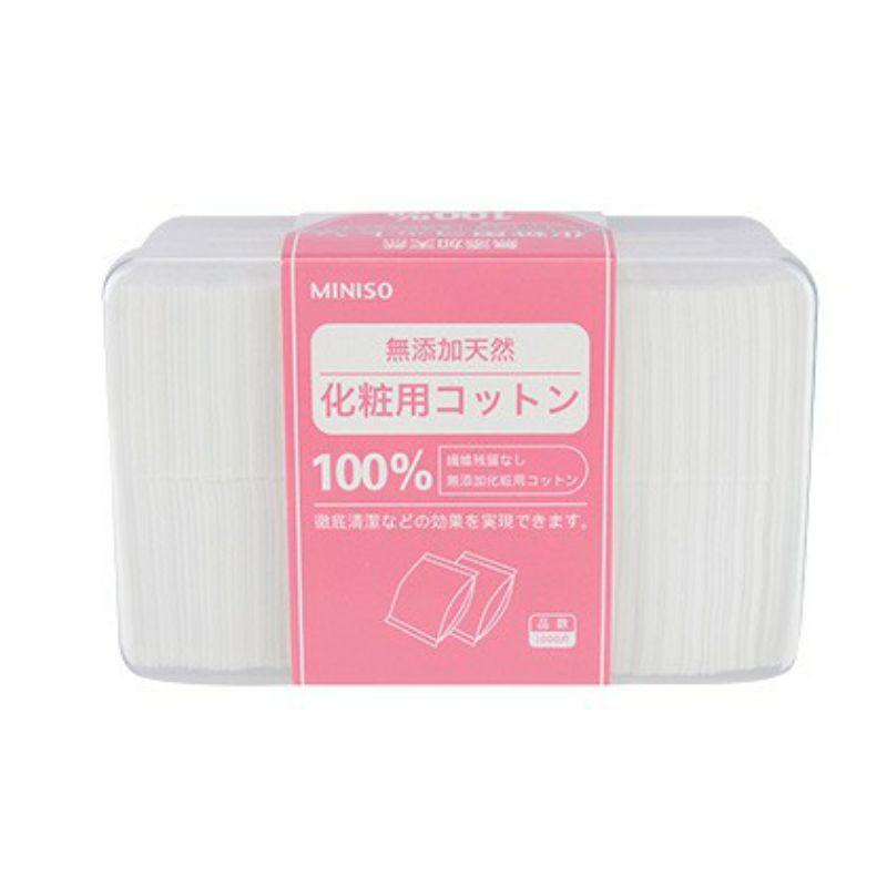 Hộp Bông Tẩy Trang Miniso 1000 Miếng