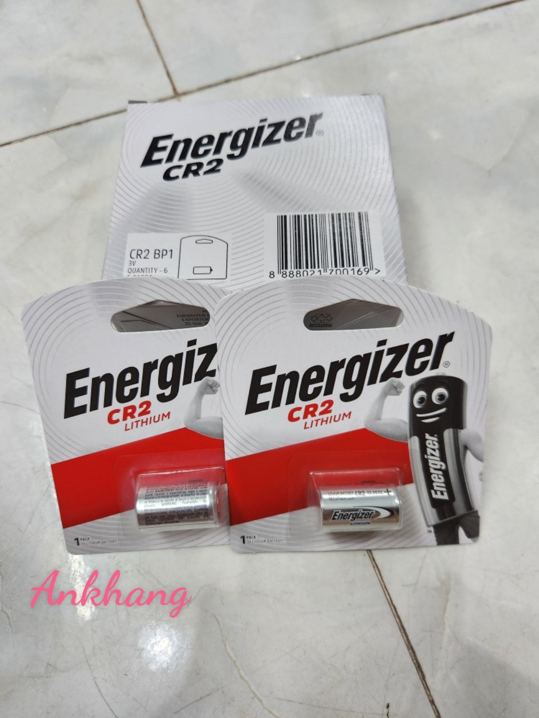 Combo 2 Vỉ Pin CR2 ENERGIZER Lithium 3V - Chính Hãng - (Pin Máy Ảnh, Máy Đo Khoảng Cách)