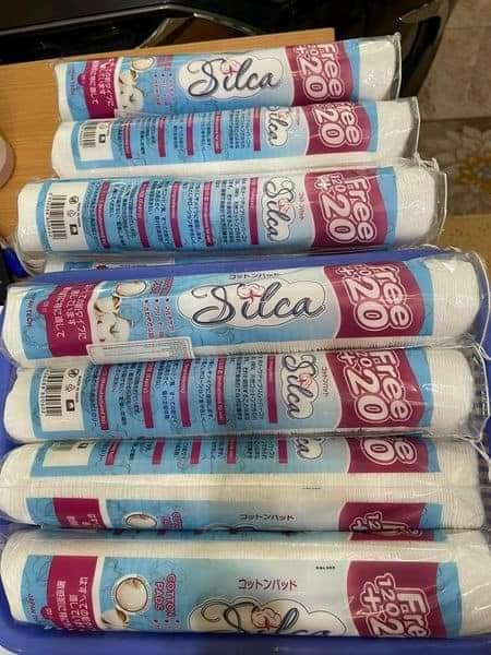 BÔNG TẨY TRANG SILCA NHẬT BẢN 100 MIẾNG