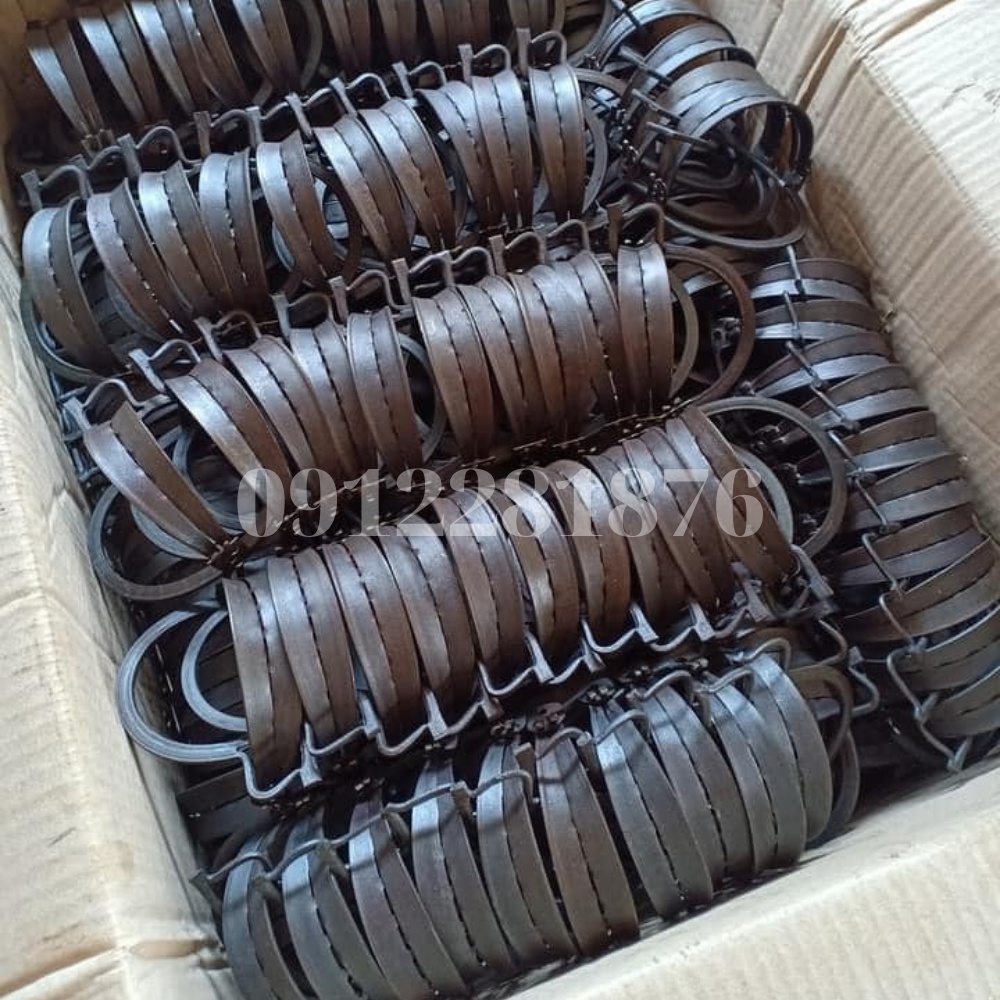 cạm 14cm bẫy thú có kèm bàn đạp và dây phanh