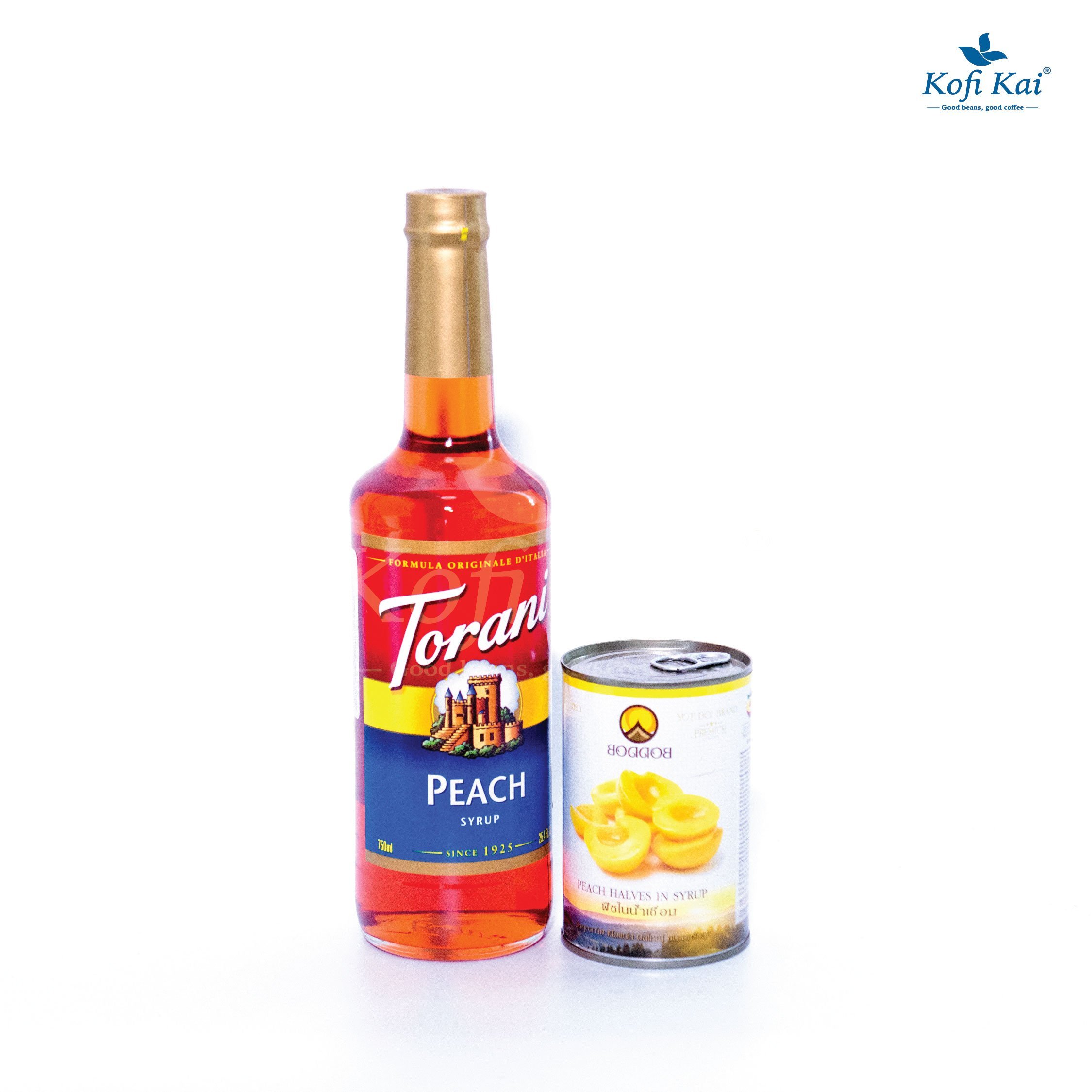 [HCM]Syrup Torani Đào Kofi Kai 750ml