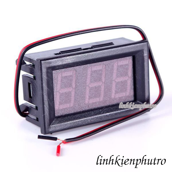 [HCM]Đồng hồ đo áp DC 5.0-120V - Green